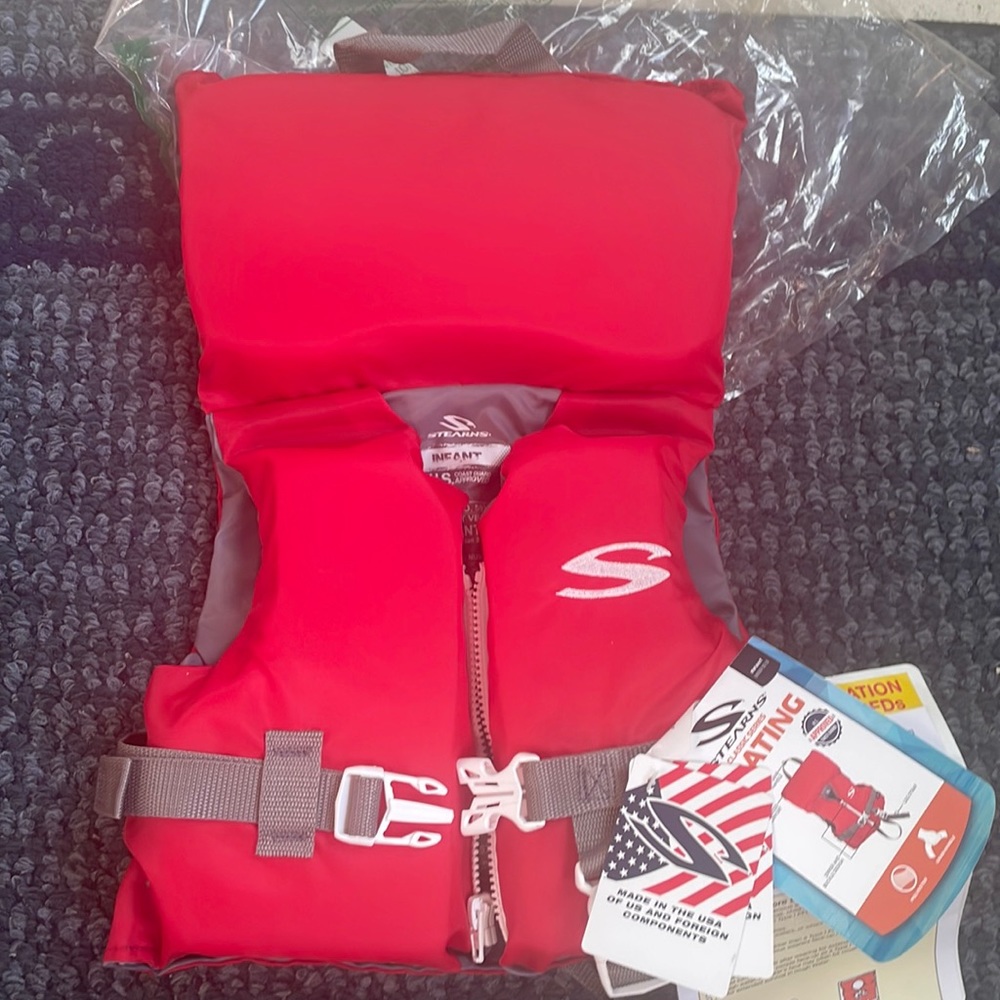 Stearns infant life jacket